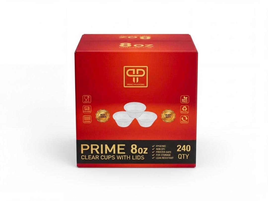 8oz-cups.jpg Prime Red 8oz Cups (800) - Image 1